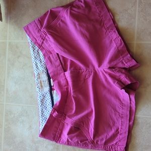 Women's Pink 3" J. Crew shorts size 8